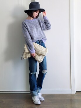 喵喵小桃さん(レディース・160cm)の冬コーディネート