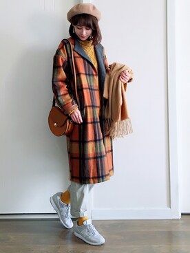 喵喵小桃さん（レディース・160cm）の冬コーディネート