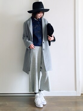 喵喵小桃さん（レディース・160cm）の冬コーディネート