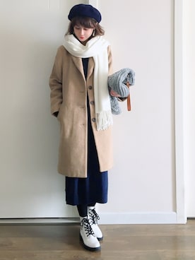 喵喵小桃さん（レディース・160cm）の冬コーディネート