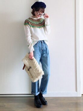 喵喵小桃さん(レディース・160cm)の冬コーディネート