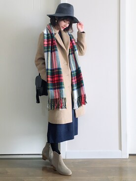 喵喵小桃さん（レディース・160cm）の冬コーディネート