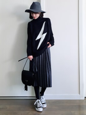 喵喵小桃さん（レディース・160cm）の冬コーディネート