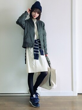 喵喵小桃さん（レディース・160cm）の冬コーディネート