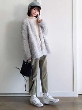 喵喵小桃さん（レディース・160cm）の冬コーディネート