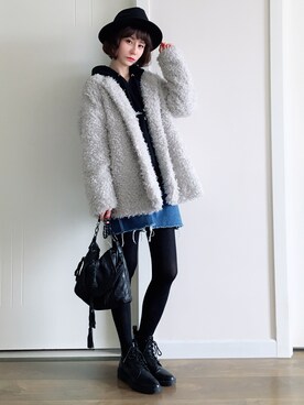 喵喵小桃さん（レディース・160cm）の春コーディネート