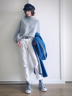 喵喵小桃さん（レディース・160cm）の春コーディネート