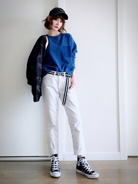 喵喵小桃さん（レディース・160cm）の春コーディネート