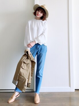 喵喵小桃さん（レディース・160cm）の春コーディネート