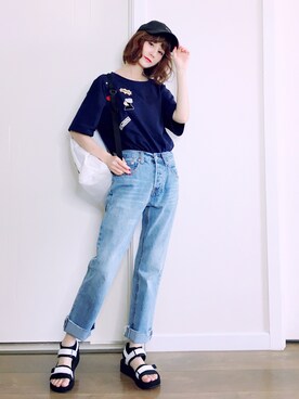 喵喵小桃さん(レディース・160cm)の夏コーディネート