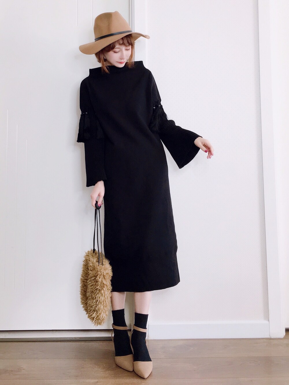 UN3D.（アンスリード）の「タッセルニットワンピ（ワンピース）」 - WEAR 