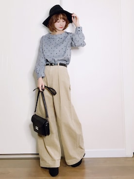 喵喵小桃さん（レディース・160cm）の秋コーディネート