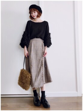 喵喵小桃さん（レディース・160cm）の秋コーディネート