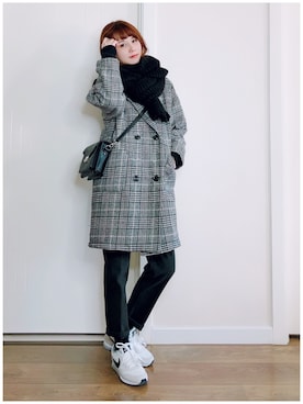 喵喵小桃さん(レディース・160cm)の冬コーディネート