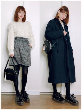 喵喵小桃さん（レディース・160cm）の春コーディネート