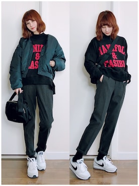 喵喵小桃さん（レディース・160cm）の春コーディネート