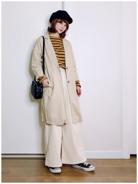 喵喵小桃さん（レディース・160cm）の春コーディネート