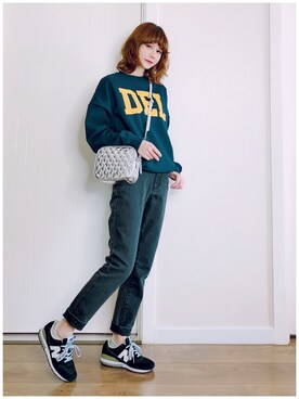 喵喵小桃さん（レディース・160cm）の春コーディネート