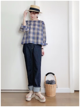 喵喵小桃さん（レディース・160cm）の春コーディネート