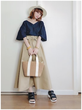 喵喵小桃さん(レディース・160cm)の春コーディネート