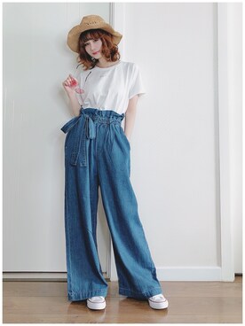 喵喵小桃さん（レディース・160cm）の春コーディネート