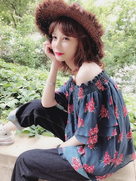 喵喵小桃さん（レディース・160cm）の春コーディネート