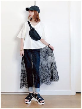 喵喵小桃さん(レディース・160cm)の夏コーディネート