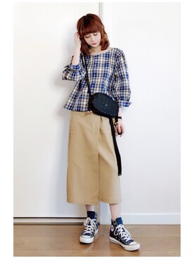 喵喵小桃さん（レディース・160cm）の夏コーディネート