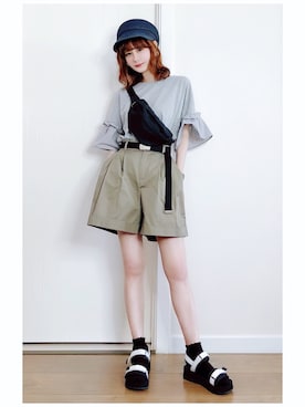 喵喵小桃さん（レディース・160cm）の夏コーディネート