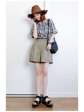 喵喵小桃さん（レディース・160cm）の夏コーディネート