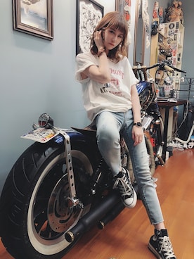 喵喵小桃さん（レディース・160cm）の夏コーディネート