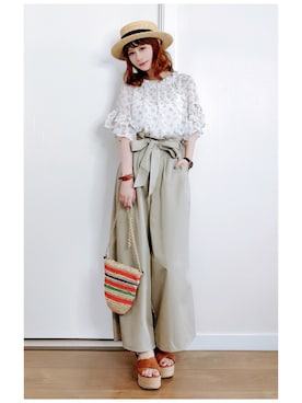 喵喵小桃さん（レディース・160cm）の夏コーディネート