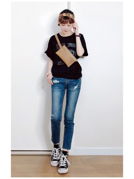 喵喵小桃さん（レディース・160cm）の夏コーディネート