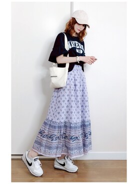 喵喵小桃さん（レディース・160cm）の夏コーディネート