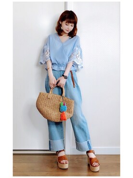 喵喵小桃さん(レディース・160cm)の夏コーディネート