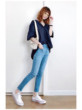 喵喵小桃さん(レディース・160cm)の夏コーディネート