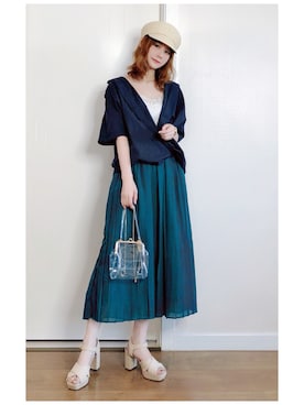 喵喵小桃さん(レディース・160cm)の夏コーディネート