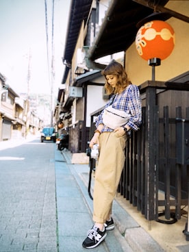 喵喵小桃さん（レディース・160cm）の秋コーディネート