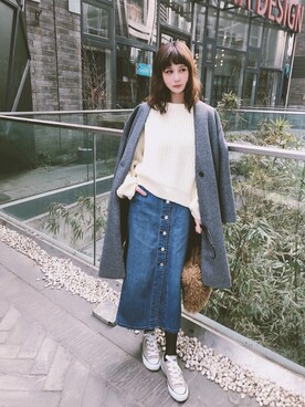 喵喵小桃さん（レディース・160cm）の秋コーディネート