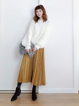 喵喵小桃さん（レディース・160cm）の冬コーディネート