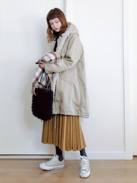 喵喵小桃さん(レディース・160cm)の冬コーディネート