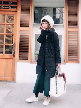 喵喵小桃さん（レディース・160cm）の冬コーディネート