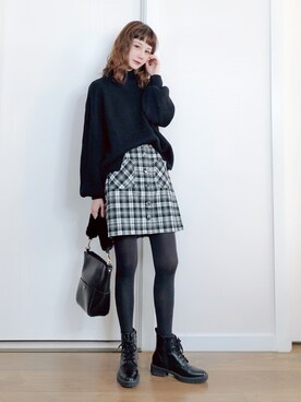 喵喵小桃さん（レディース・160cm）の冬コーディネート