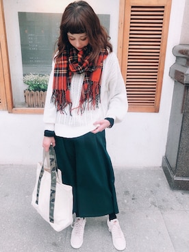 喵喵小桃さん（レディース・160cm）の冬コーディネート