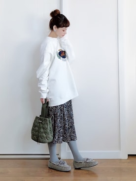 喵喵小桃さん（レディース・160cm）の冬コーディネート