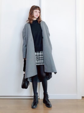 喵喵小桃さん(レディース・160cm)の冬コーディネート