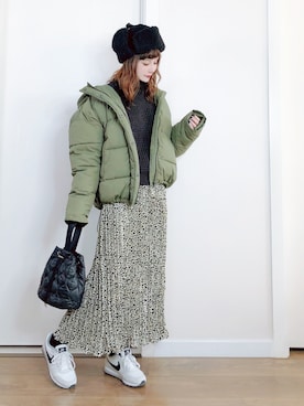 喵喵小桃さん（レディース・160cm）の冬コーディネート