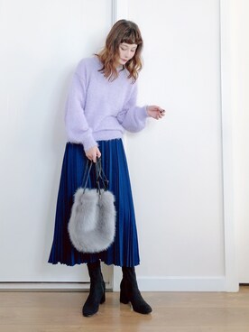 喵喵小桃さん（レディース・160cm）の冬コーディネート