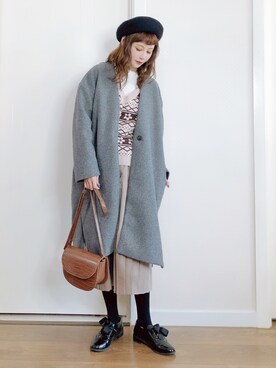 喵喵小桃さん(レディース・160cm)の冬コーディネート
