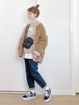 喵喵小桃さん（レディース・160cm）の春コーディネート